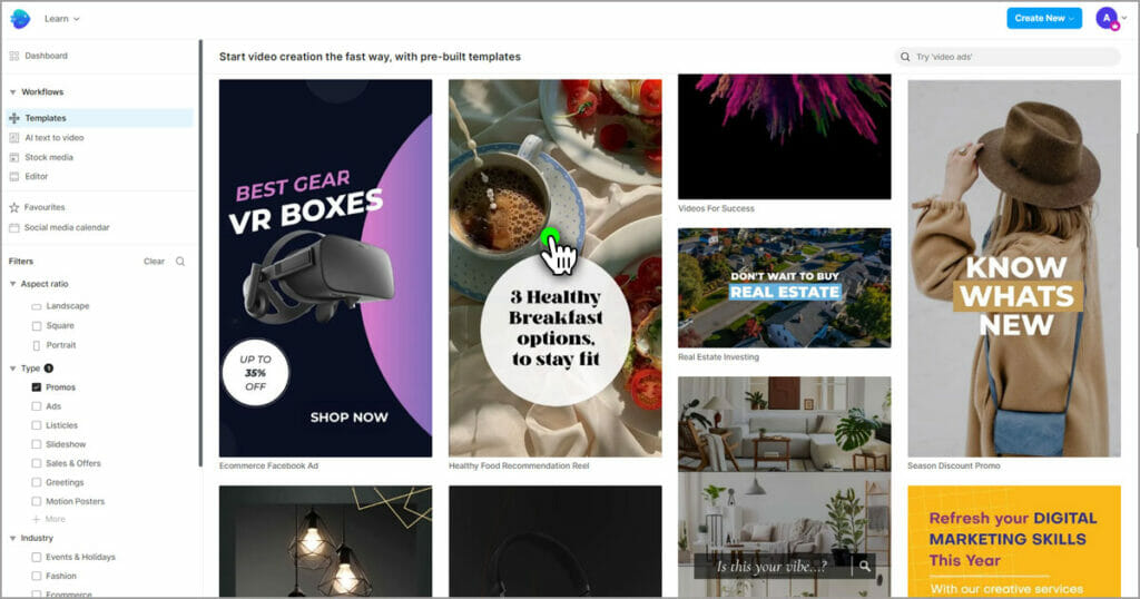 How InVideo Works Step 2